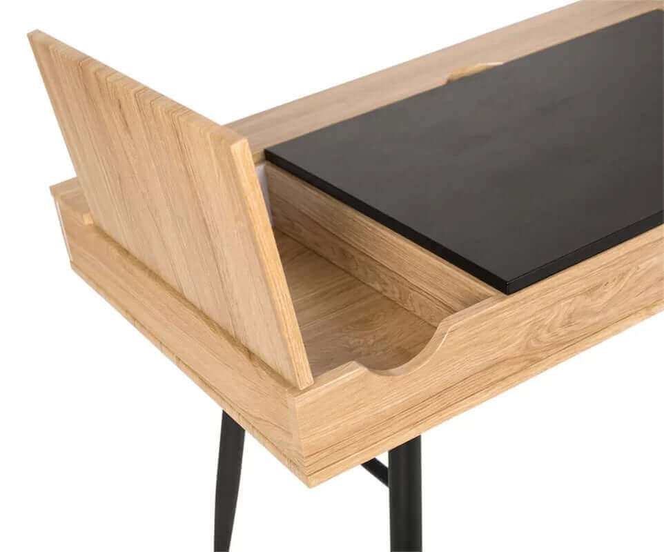 Modern Metal Base Writing Desk – Sleek & Stylish Office Desk