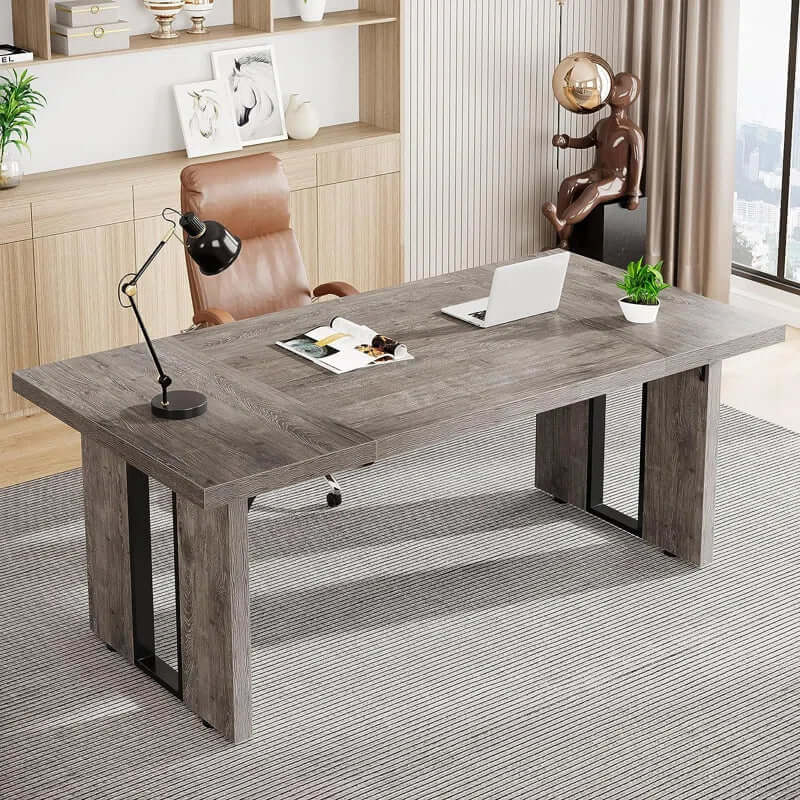 Coleshill Executive Desk - 71" Wide Rectangular Workspace