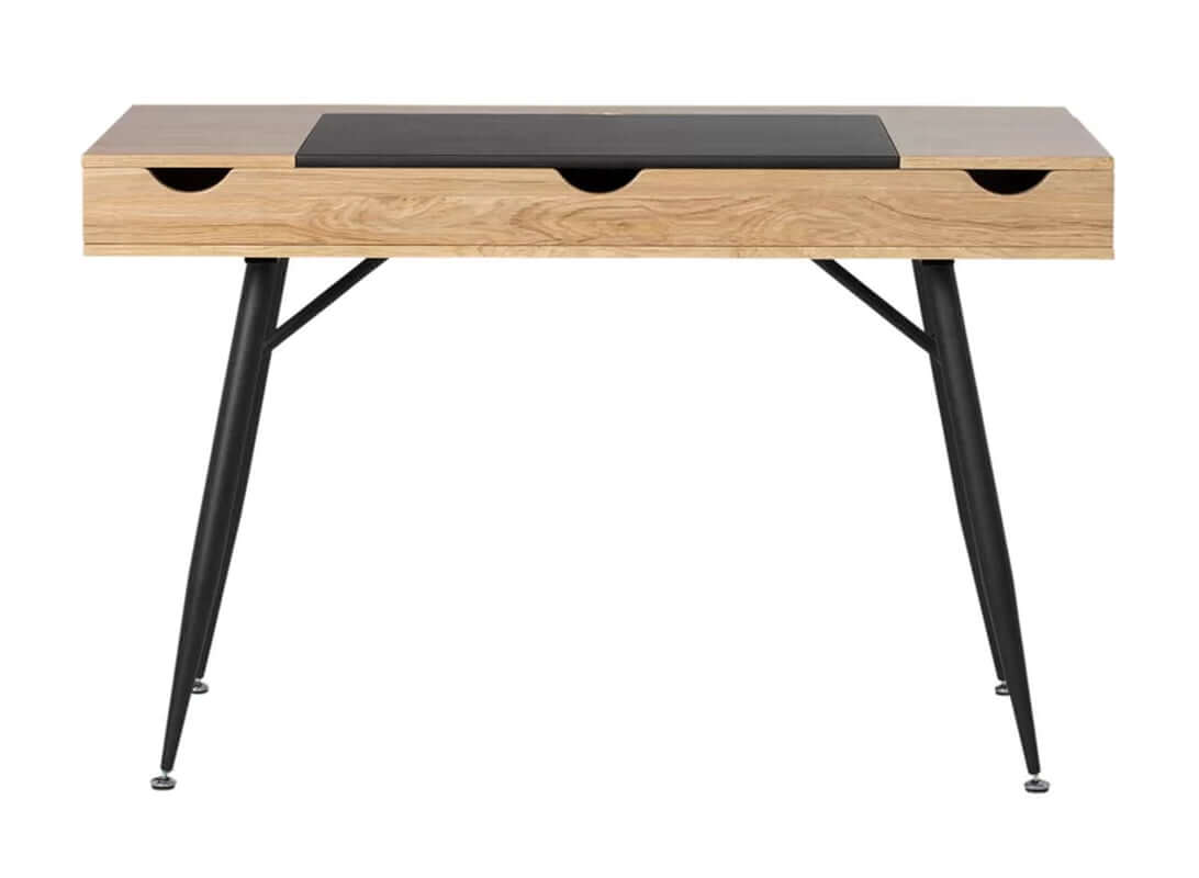 Modern Metal Base Writing Desk – Sleek & Stylish Office Desk