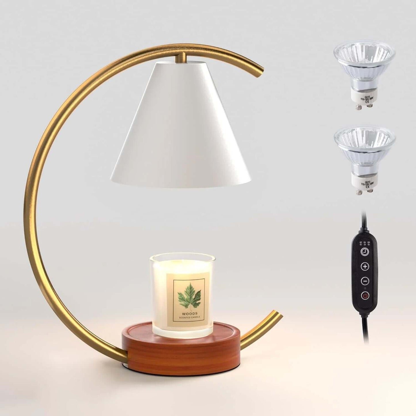 Adjustable Dimmable Candle Warmer Lamp