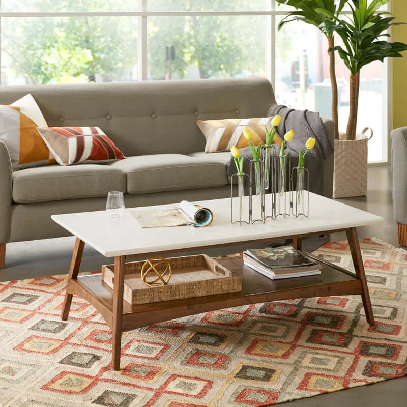 4-Leg Coffee Table with Storage