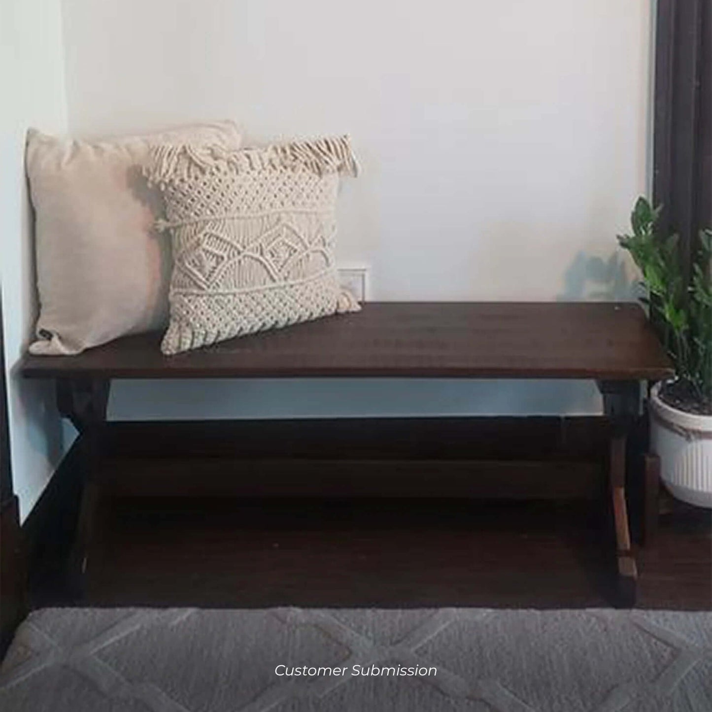 Rustic Farmhouse Bench – Stylish Seating for Any Space