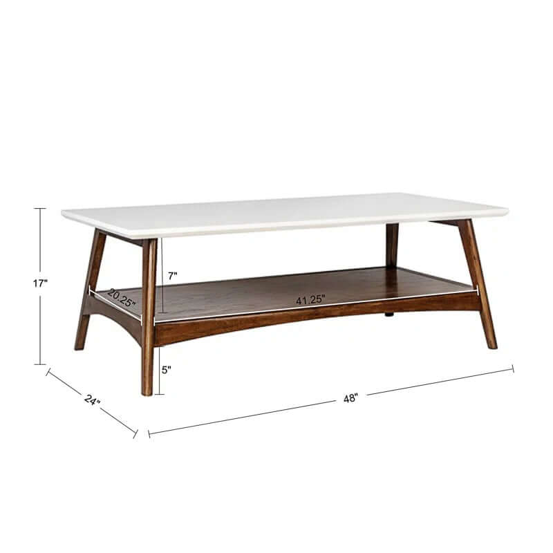 4-Leg Coffee Table with Storage