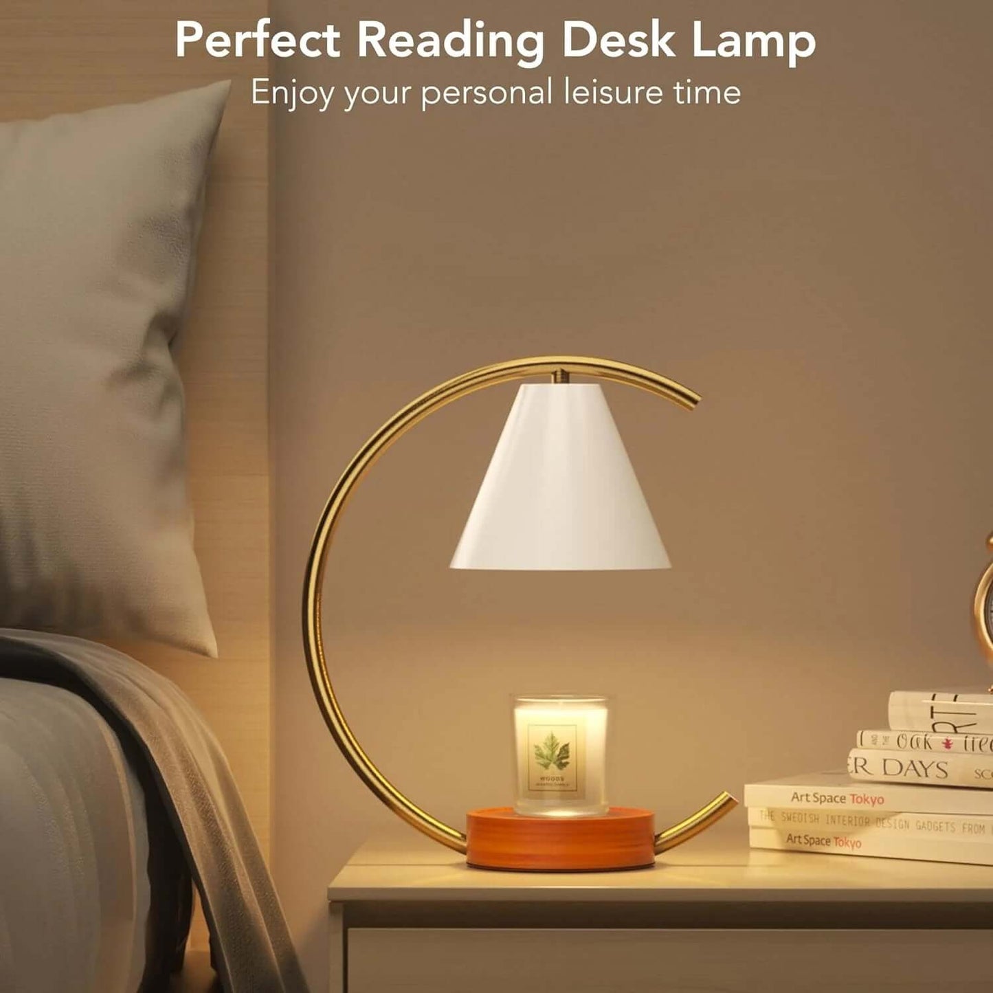 Adjustable Dimmable Candle Warmer Lamp